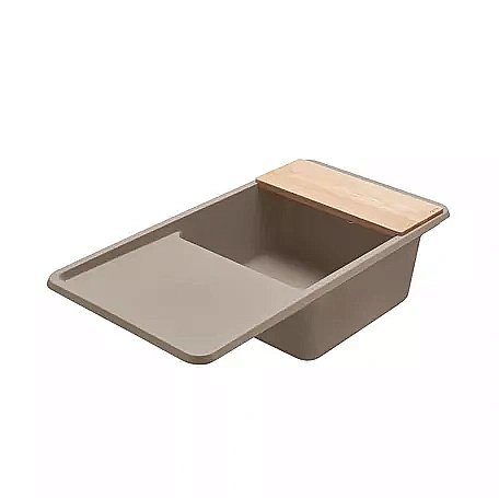 Мойка кухонная Акватон Беллис 97 серый шёлк купить в интернет-магазине сантехники Sanbest