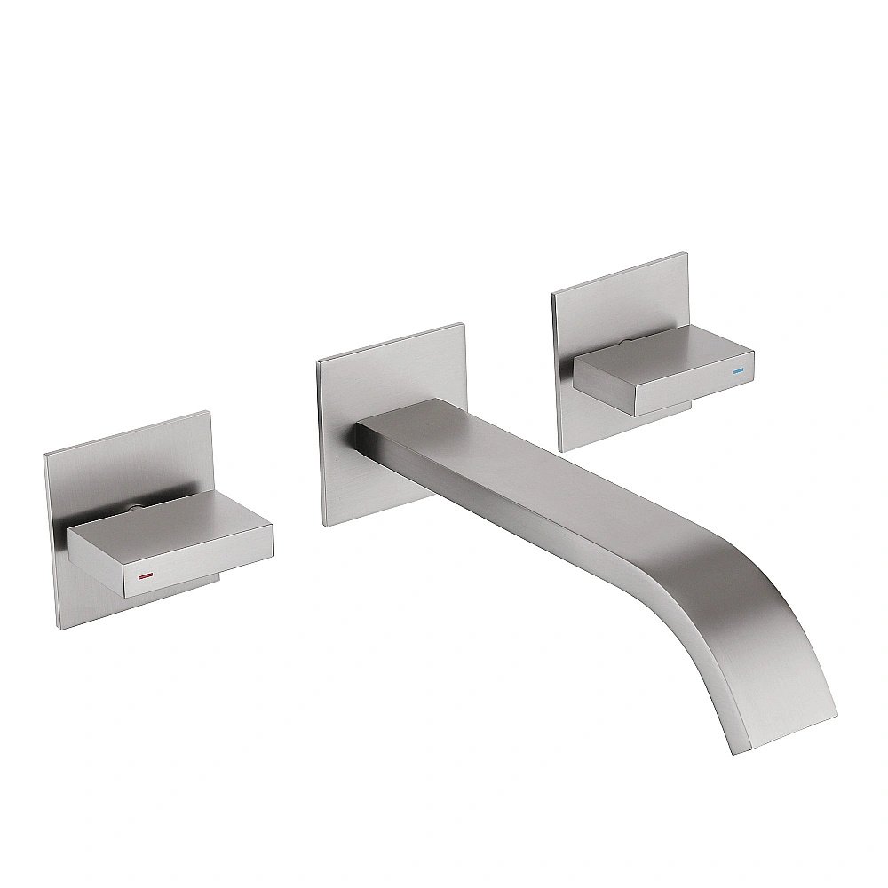 Смеситель для раковины ABBER Wasserfall AF8612SP сатин купить в интернет-магазине сантехники Sanbest