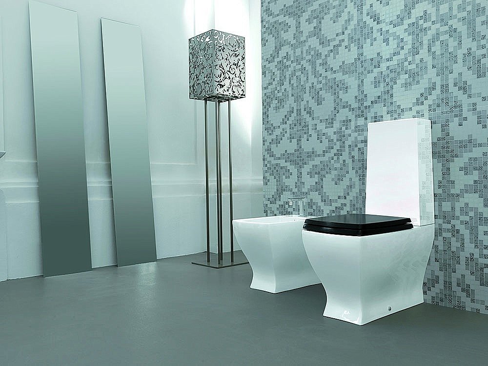 Унитаз напольный Artceram Jazz JZV003 01 00 хром купить в интернет-магазине Sanbest