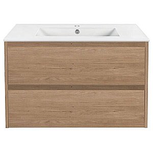 Тумба с раковиной Vincea Gio 80 N.Oak для ванной в интернет-магазине Sanbest