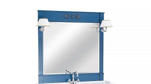 Зеркало Migliore Kantri 26740 112х110 Blue Patinato в ванную от интернет-магазине сантехники Sanbest