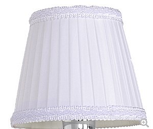 Абажур для светильника Tiffany World TW11-01bi белый/белый кант купить в интернет-магазине сантехники Sanbest