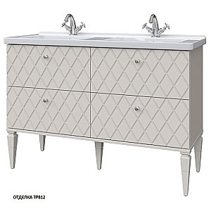 Тумба с раковиной Caprigo Roma 125 реестр отделок CONCEPT для ванной в интернет-магазине Sanbest