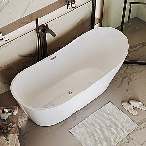 Ванна акриловая Grossman Galaxy GR-2102 170x75 белая купить в интернет-магазине Sanbest