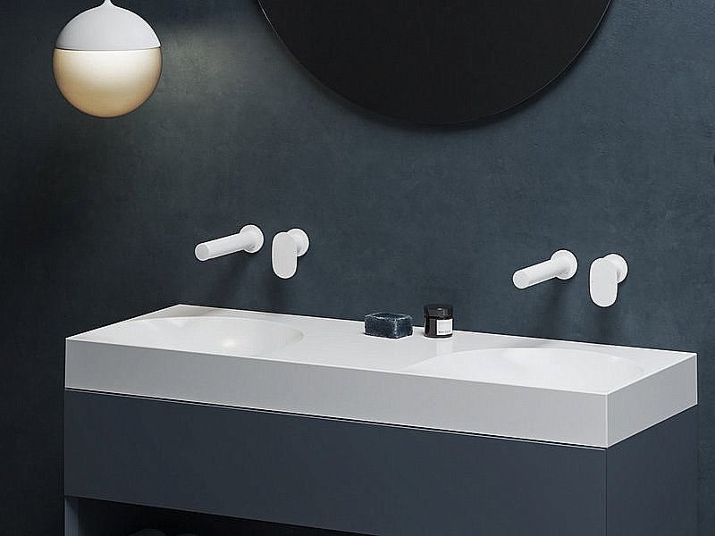 Смеситель для раковины Ravak Spring X070568 белый матовый купить в интернет-магазине сантехники Sanbest