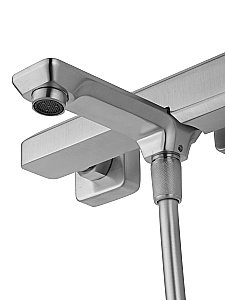 Смеситель для ванны с душем WONZON & WOGHAND DIAMOND, Брашированный никель (WW-88639011-BN) купить в интернет-магазине сантехники Sanbest