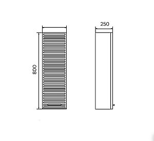 Шкаф Comforty Касабланка 00-00020084 серый шелк для ванной в интернет-магазине сантехники Sanbest