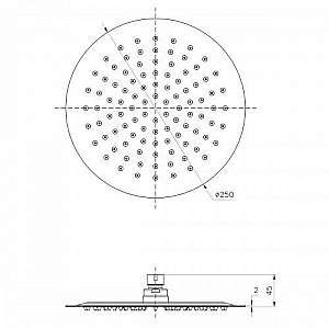 Верхний душ Lemark LM9481S купить в интернет-магазине сантехники Sanbest