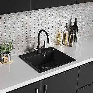 Кухонная мойка Lemark Hanka 570 9910017 серый шелк купить в интернет-магазине сантехники Sanbest