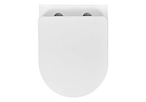 Унитаз подвесной Aquatek МИЯ AQ2004-00+INS-0000012+KDI-0000020+KKI-0000002 белый, безободковый, с крышкой микролифт, с инсталляцией, с черной матовой кнопкой купить в интернет-магазине Sanbest