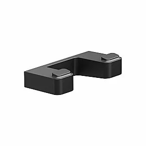 Крючок двойной Ravak 10° X07P554 черный матовый купить в интернет-магазине сантехники Sanbest