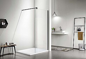 Душевое ограждение Aquatek AQ WIW 09020GM 90 стекло прозрачное/профиль оружейная сталь купить в интернет-магазине Sanbest