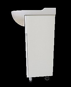 Тумба с раковиной напольная Misty Амур 70 белая для ванной в интернет-магазине Sanbest