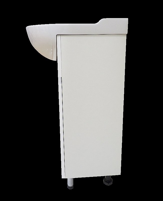 Тумба с раковиной напольная Misty Амур 70 белая для ванной в интернет-магазине Sanbest