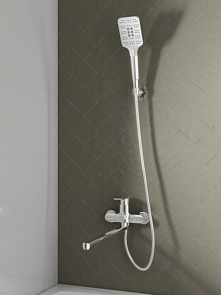 Душевой гарнитур Cersanit FERRO 64085 хром купить в интернет-магазине сантехники Sanbest