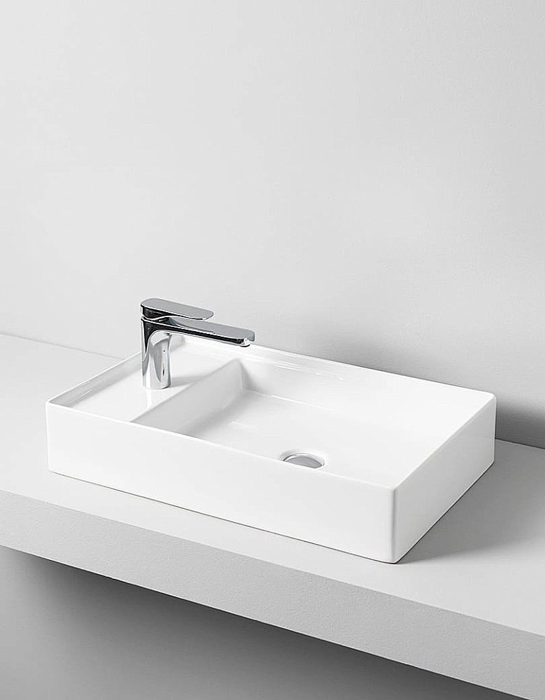 Раковина накладная Artceram SCALINO 60 SCL003 05 00 bi matt купить в интернет-магазине Sanbest