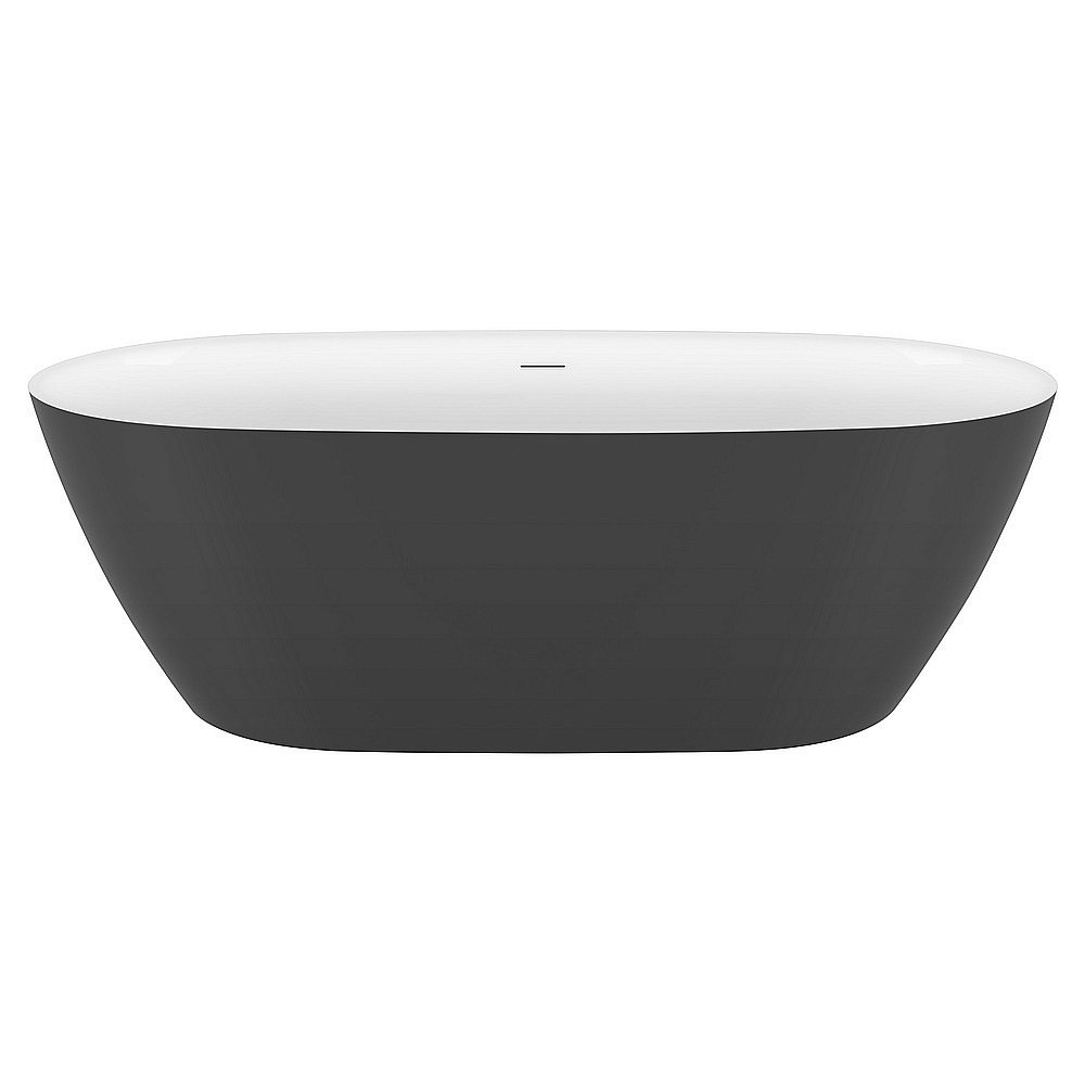 Ванна Black&White Swan 170х75 SB330 Grey серая купить в интернет-магазине Sanbest