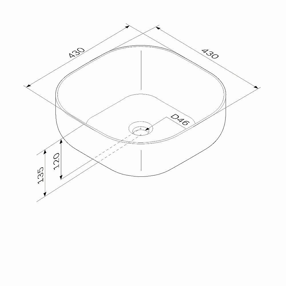 Раковина накладная AM.PM Func 43 M8FWCC30430WG белая купить в интернет-магазине Sanbest