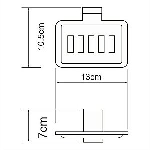 Мыльница WasserKRAFT Abens K-3269 купить в интернет-магазине сантехники Sanbest