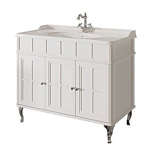 Тумба с раковиной Caprigo Borgo 100 33424 белая для ванной в интернет-магазине Sanbest