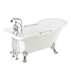 Ванна Migliore Impero на лапах LEONE LUX 25268 180х87 белая,хром купить в интернет-магазине Sanbest