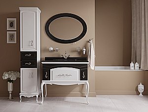 Тумба с раковиной напольная Misty Флоренция 100 бежево-коричневый для ванной в интернет-магазине Sanbest