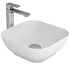 Раковина накладная Bien Motto 38 MTLG03801FD0W5000 белая купить в интернет-магазине Sanbest