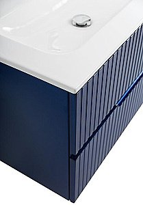 Тумба с раковиной Cezares DUET-N 80 DUET-N-800-2C-SO-SPF-P сапфир для ванной в интернет-магазине Sanbest