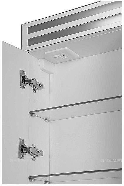 Зеркальный шкаф De Aqua Эколь 186495 75 белый купить в интернет-магазине сантехники Sanbest