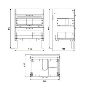 Тумба с раковиной Iddis Oxford OXF60W0i95K 60 для ванной в интернет-магазине Sanbest