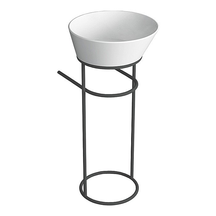 Консоль с раковиной Simas Wave 42 для ванной в интернет-магазине сантехники Sanbest