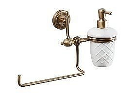 Диспенсер настенный с держателем Caprigo Royal купить в интернет-магазине сантехники Sanbest