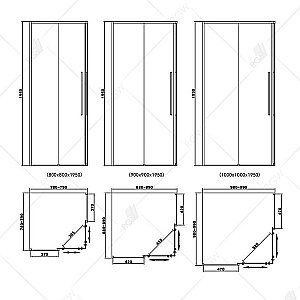 Душевой уголок RGW Stilvoll SV-31 100x100 купить в интернет-магазине Sanbest