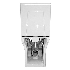 Унитаз напольный Azario Kashmir AZ-9143S белый, безободковый, с бачком, с крышкой микролифт купить в интернет-магазине Sanbest