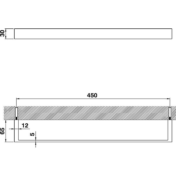 Полотенцедержатель Cisal QUARD QU09010121 45 хром купить в интернет-магазине сантехники Sanbest