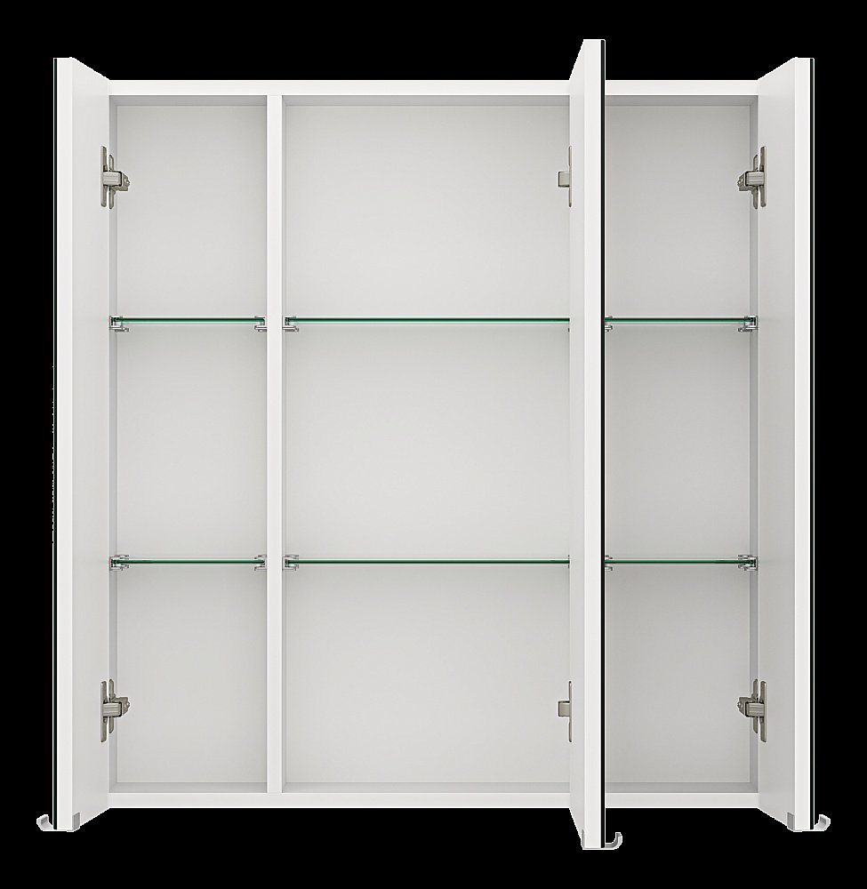 Зеркальный шкаф Misty Аура 75 Э-Аур02075-01 белый купить в интернет-магазине сантехники Sanbest