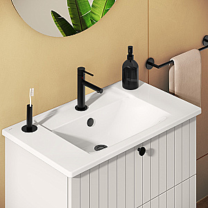Смеситель для раковины VitrA Origin A4255636WTC матовый черный купить в интернет-магазине сантехники Sanbest