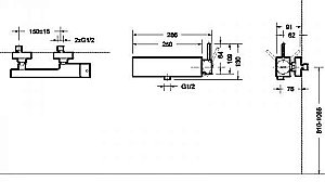 Смеситель для душа Bravat ARC F96061C-01-ENG купить в интернет-магазине сантехники Sanbest