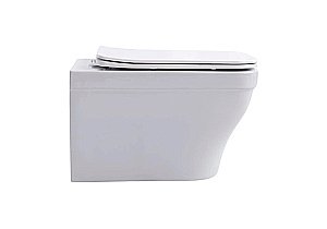 Унитаз с инсталляцией Aquatek Амадео SET AQUATEK АМАДЕО cm-009 4в1 с белой кнопкой, с крышкой микролифт, безободковый купить в интернет-магазине Sanbest