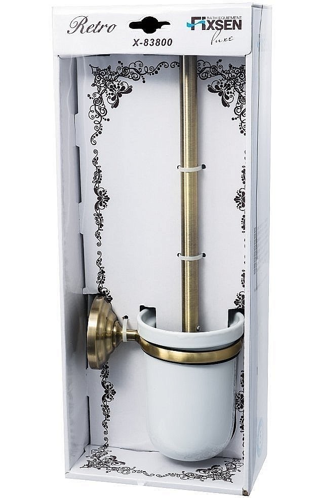 Ершик для туалета FIXSEN RETRO FX-83813 купить в интернет-магазине сантехники Sanbest