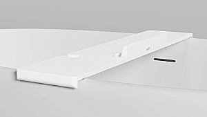 Полка для ванны Salini GABBIANO 1906201M 90 белая матовая купить в интернет-магазине сантехники Sanbest