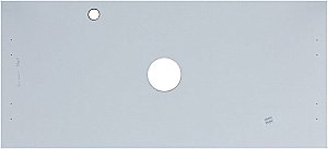 Столешница для раковины Aquanet Арт 100 белый матовый для ванной в интернет-магазине сантехники Sanbest