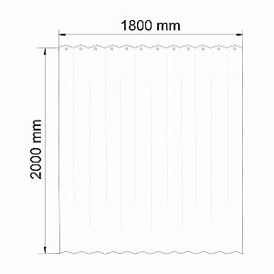 Текстильная шторка для ванны WasserKRAFT Ammer SC-70102 купить в интернет-магазине сантехники Sanbest