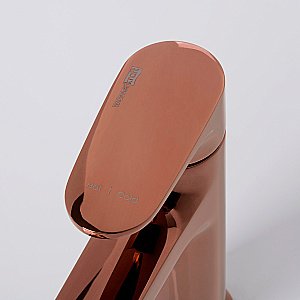 Смеситель для раковины WasserKRAFT Asphe 7700 7703 розовое золото купить в интернет-магазине сантехники Sanbest