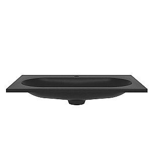 Раковина Vincea VCB-4H800A 80 антрацит купить в интернет-магазине Sanbest