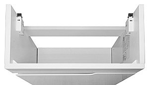 Тумба с раковиной подвесная Loranto KANTRI 45 раковина Фостер 45, белый глянец, правая для ванной в интернет-магазине Sanbest