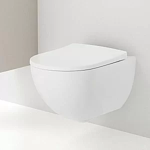 Унитаз подвесной Geberit Acanto 500.600.01.2 белый, безободковый купить в интернет-магазине Sanbest
