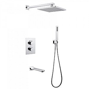 Душевая система ABBER Weiss Insel AF8050 хром купить в интернет-магазине сантехники Sanbest