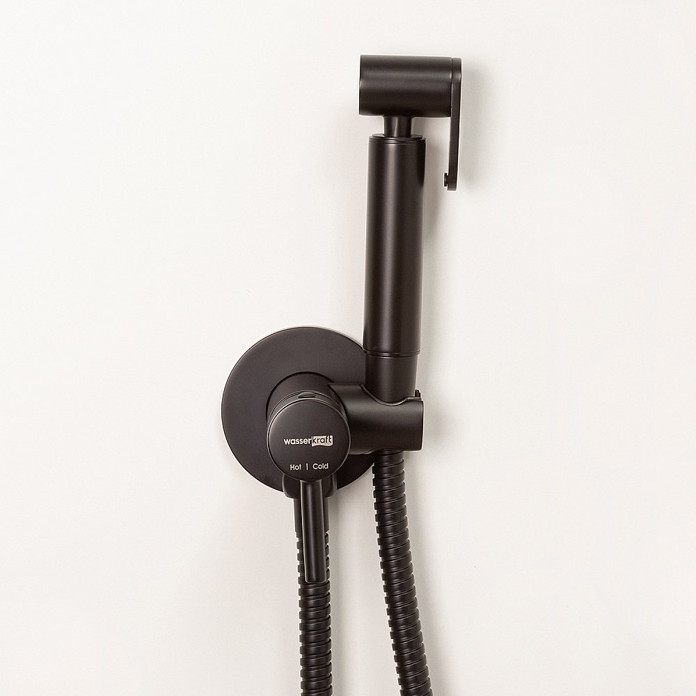 Гигиенический душ WasserKRAFT A70638 черная купить в интернет-магазине сантехники Sanbest