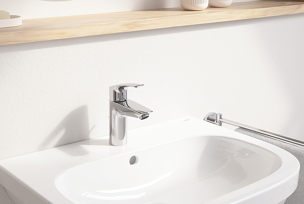 Смеситель для раковины GROHE Eurosmart 23922003 хром купить в интернет-магазине сантехники Sanbest